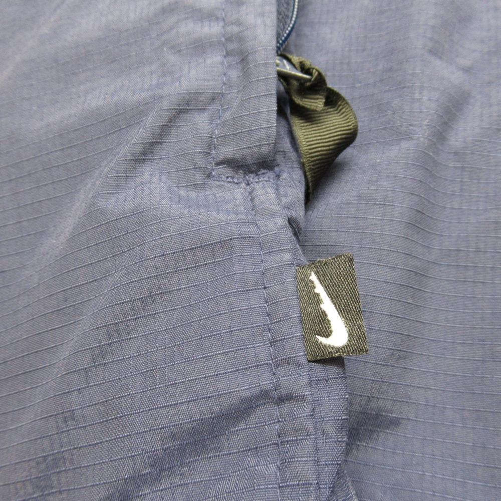 Nike Jacket Men Large Navy Full Zip Lightweight Ripstop Packable Windbreaker VTG - Picture 12 of 13